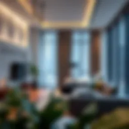 Modern studio apartment interior showcasing affordable living