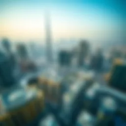 Aerial view of Dubai's skyline showcasing luxury apartments and commercial spaces.
