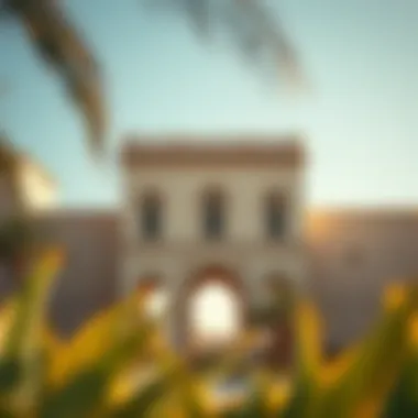 Cultural landmark in Al Bateen highlighting the neighborhood's heritage