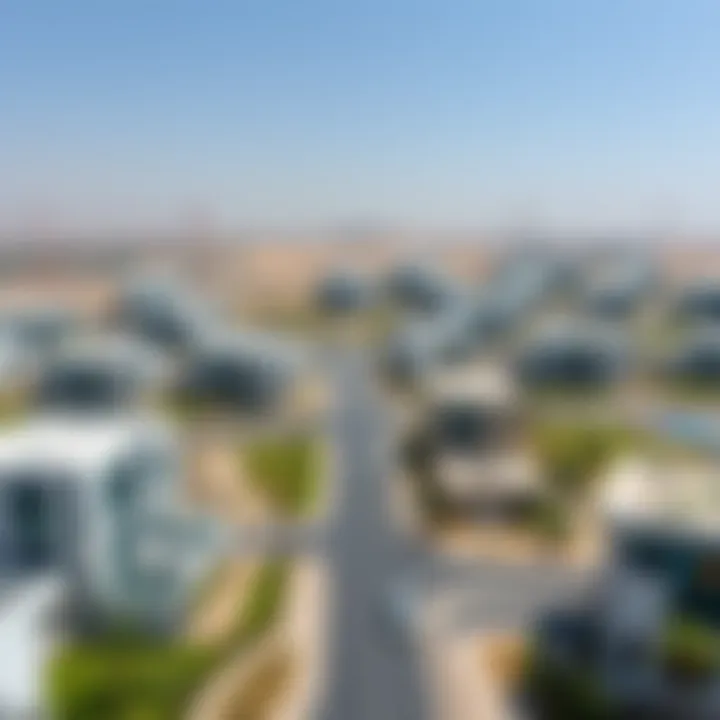 Panoramic view of Al Bateen area showcasing modern architecture