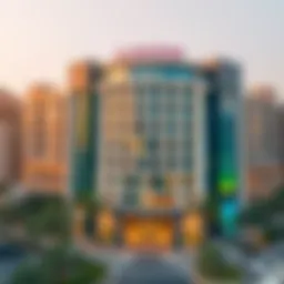 A panoramic view of Al Ghurair Properties showcasing its architectural elegance in Bur Dubai