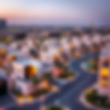 Panoramic view of Al Khail Gate community showcasing modern architecture