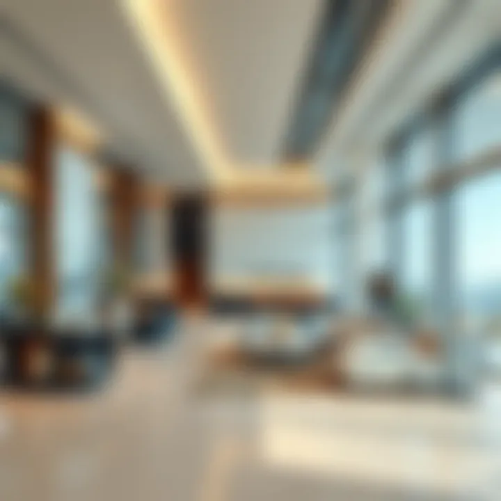 Interior showcasing modern elements and sophisticated layout of Al Raea Building