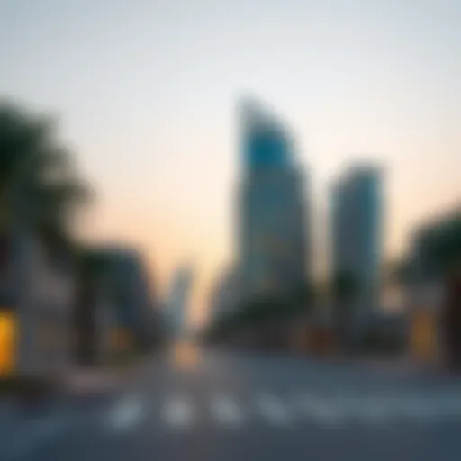 Stunning view of Al Shafar Tower 1 showcasing its architectural elegance