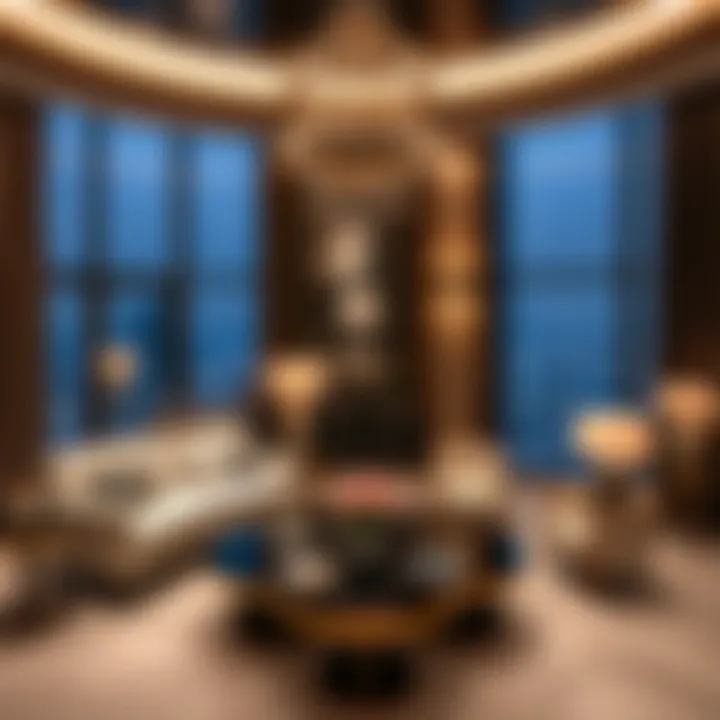 Luxurious Interior of Al Shafar Tower 1 Luxurious interior design of a residence in Al Shafar Tower 1