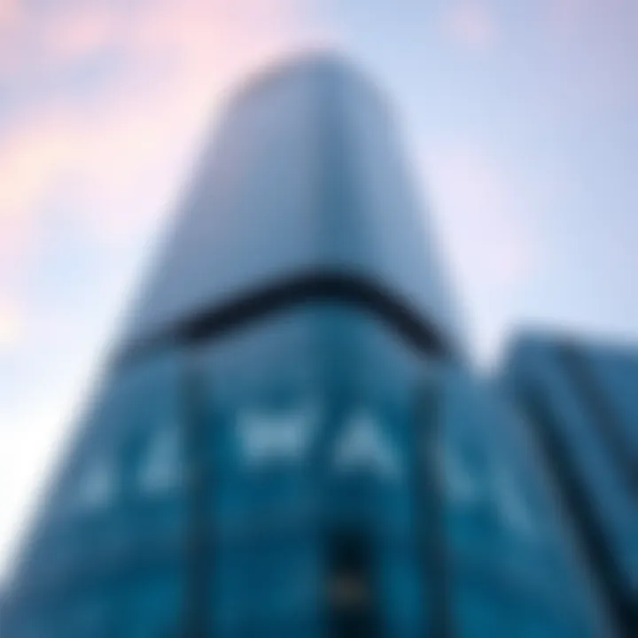 Close-up of Al Wasl Tower's unique façade design