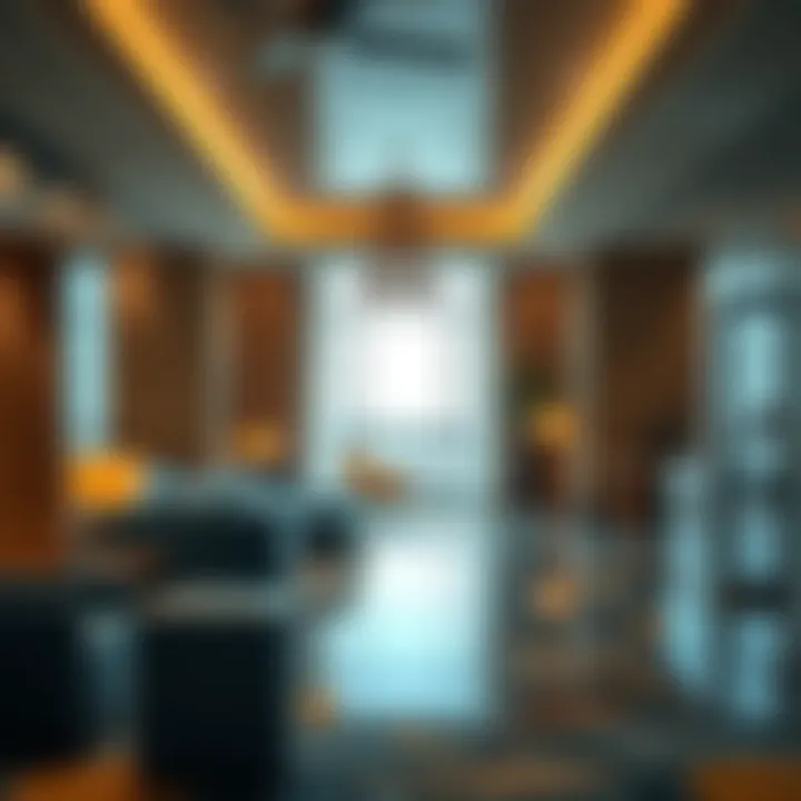 Interior shot showcasing the amenities of Al Wasl Tower