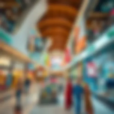 Diverse Shopping Experience at Al Zahra Mall Vibrant shopping environment within Al Zahra Mall