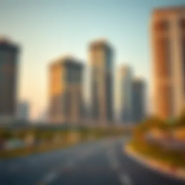 Modern Infrastructure Development Modern infrastructure development projects on Amer Sheikh Zayed Road