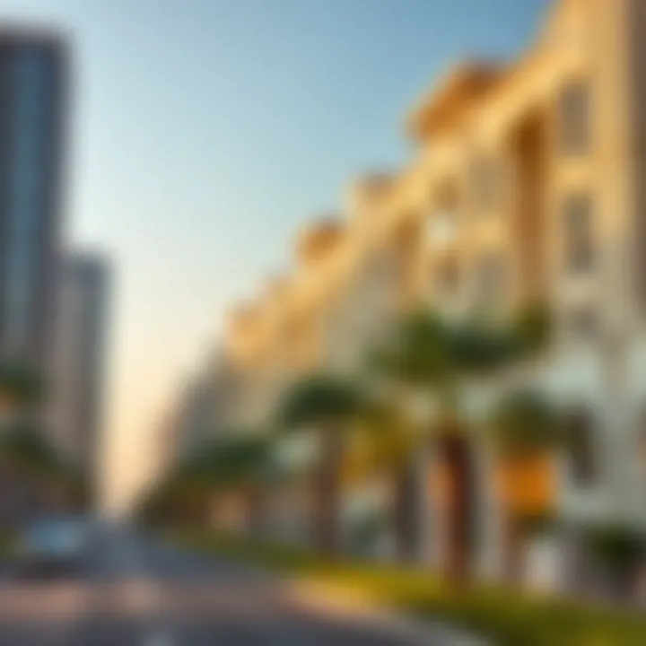 Luxury Living Along Amer Sheikh Zayed Road Residential buildings along Amer Sheikh Zayed Road highlighting luxury living