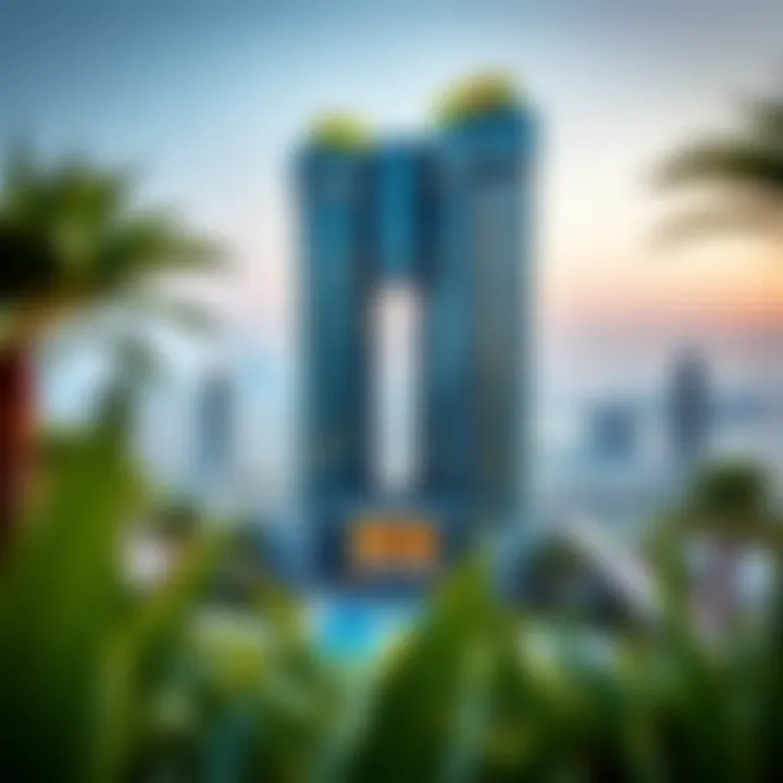 Luxurious amenities surrounding Escape Tower