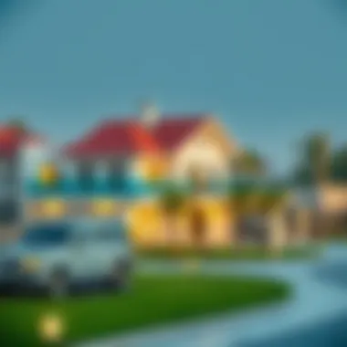 Diverse Home Loan Options in Dubai Illustration depicting the diverse home loan options available in Dubai