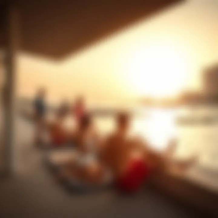 Lifestyle: Embracing Leisure at Palm Jumeirah Vibrant lifestyle around Anantara Residence with scenic beach and leisure activities