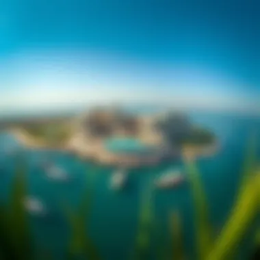 Breathtaking Aerial Perspective of Anantara Residence Stunning view of Anantara Residence Palm Jumeirah from the water