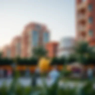 Vibrant community atmosphere around Anya Emaar