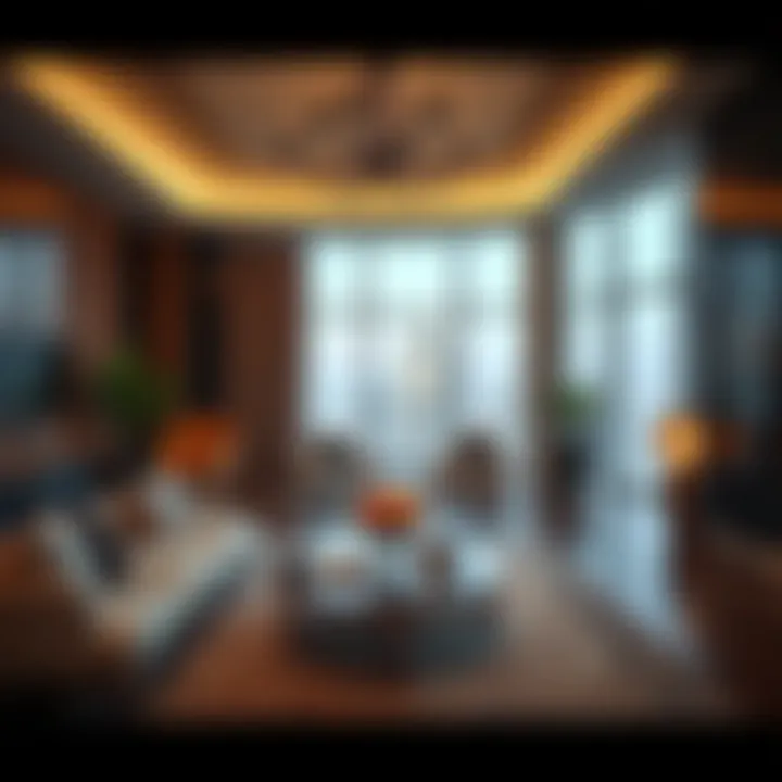 Luxurious interior space within Anya Emaar