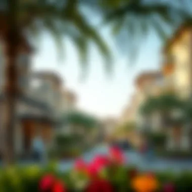 View of the vibrant community surrounding Ascott Park Place