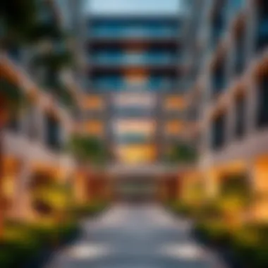 Luxurious exterior of Ascott Park Place showcasing modern architecture