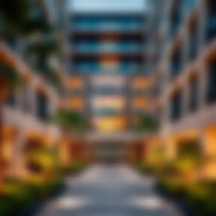 Luxurious exterior of Ascott Park Place showcasing modern architecture