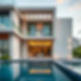 Contemporary Architecture of Barcelo Residence Exterior view of Barcelo Residence showcasing contemporary architecture