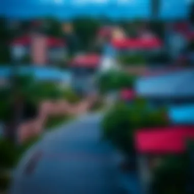 Vibrant Neighborhood Surrounding Barcelo Residence Surrounding neighborhood of Barcelo Residence highlighting community aspects