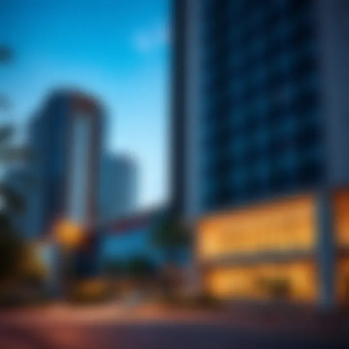 Exterior view of Barsha Valley Building showcasing modern architecture