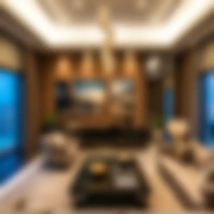 Luxurious interior design of a residence in Binary by Omniyat