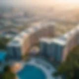 Stunning aerial view of Breeze Garden Liwan showcasing its modern architecture