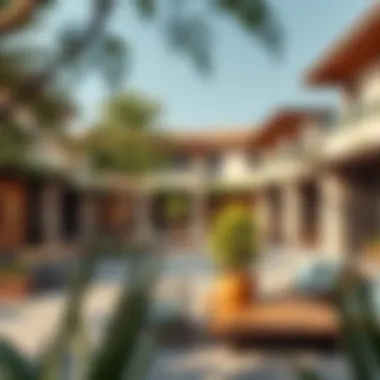 Vibrant community spaces fostering social interaction