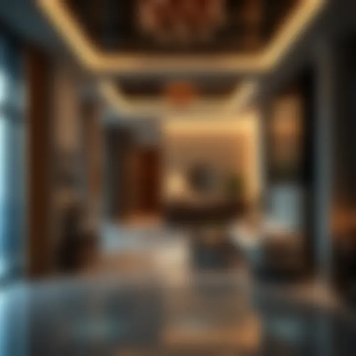 Interior amenities of a luxury apartment in Building Arjan