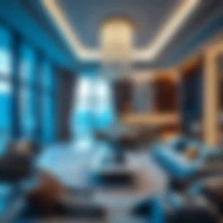 Luxury interior design concept for Burj Binghatti's residences