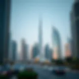 Dubai skyline showcasing modern architecture