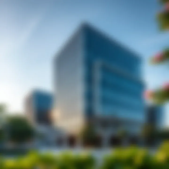 Architectural Marvel of Cayan Business Center Striking architectural design of the Cayan Business Center