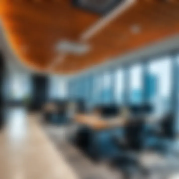 Contemporary Office Environments Modern office spaces within the Cayan Business Center