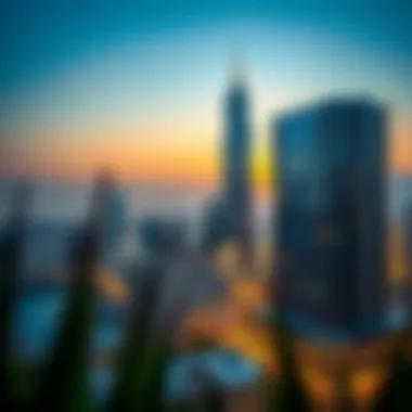 Centurion Star Tower: A Glimpse at Dusk Stunning view of Centurion Star Tower at sunset