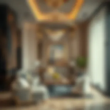 Luxurious apartment interior reflecting the housing market in Abu Dhabi.