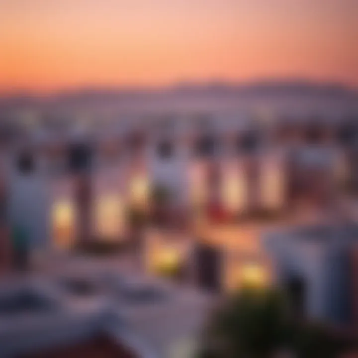 Overview of Al Qusais Villa community