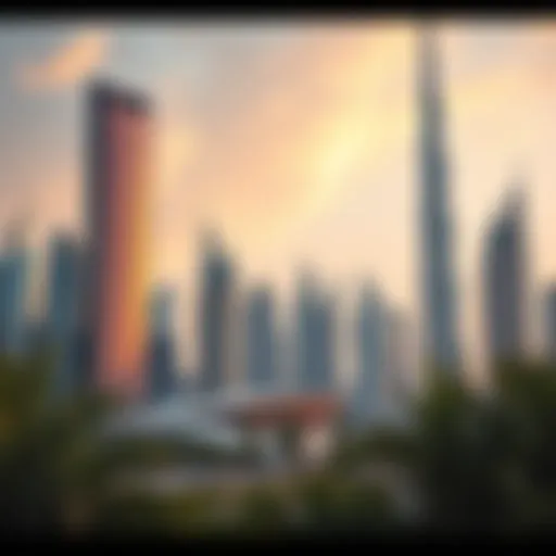 Luxurious Dubai skyline showcasing modern architecture