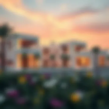 Architectural rendering of the luxurious homes in Damac Lagoons