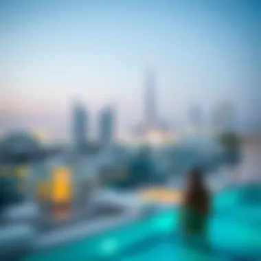 Breathtaking views from Damac Mykonos overlooking the Dubai skyline