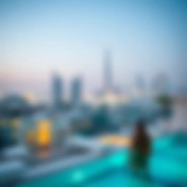 Breathtaking views from Damac Mykonos overlooking the Dubai skyline