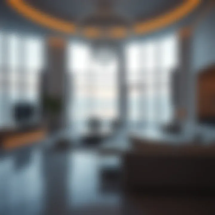 Luxurious interior design highlighting elegance and sophistication