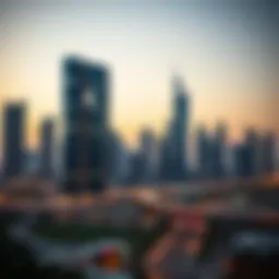 Modern Dubai skyline showcasing Danube Properties