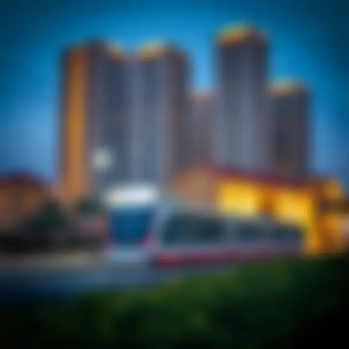 Real estate development near Dubai Hills Train station
