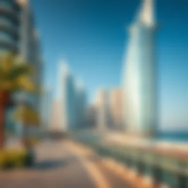 Real Estate Opportunities at Dubai Promenade Investors exploring prime real estate opportunities by the promenade