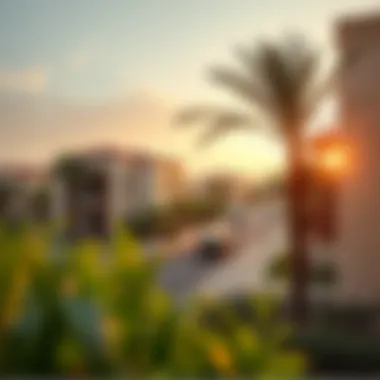 Property Investment in Dubai A serene residential area in Dubai highlighting property investment opportunities