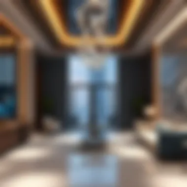 Luxurious interior amenities featured in the Elegance Tower