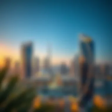 Dubai's Real Estate: A Testament to Progress A skyline of Dubai showcasing real estate developments