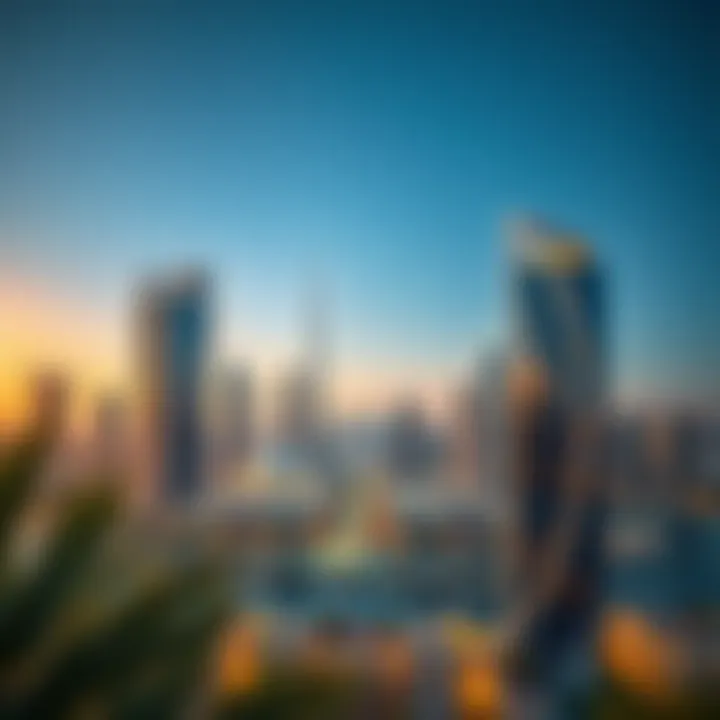 Dubai's Real Estate: A Testament to Progress A skyline of Dubai showcasing real estate developments