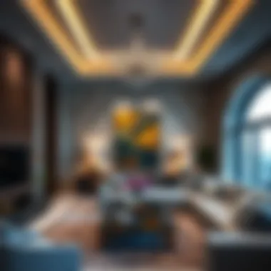 Interior shot of a luxury property listing by Engel & Völkers Dubai